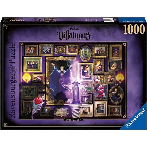 NEW Ravensburger Disney Villainous EVIL QUEEN 1000 PC Snow White FACTORY SEALED - Picture 4 of 8